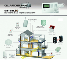 Hệ Thống Báo Trộm Guadrsman GS-5820