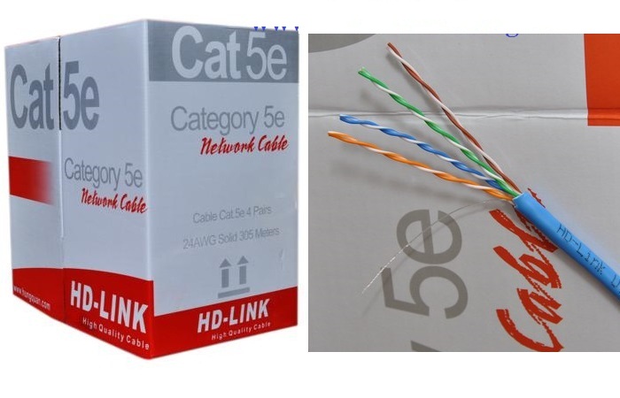 Cáp mạng HD-Link CAT5E UTP CCA