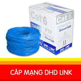 Cáp Mạng DHD Link -4 Pair(FTP Cat 6) (chống nhiễu)